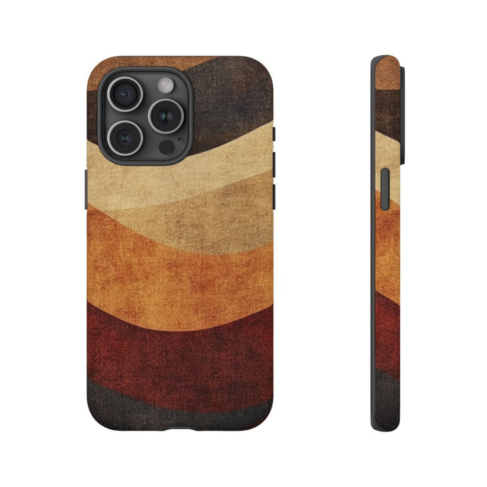 Warme Abstracte Golfpatronen