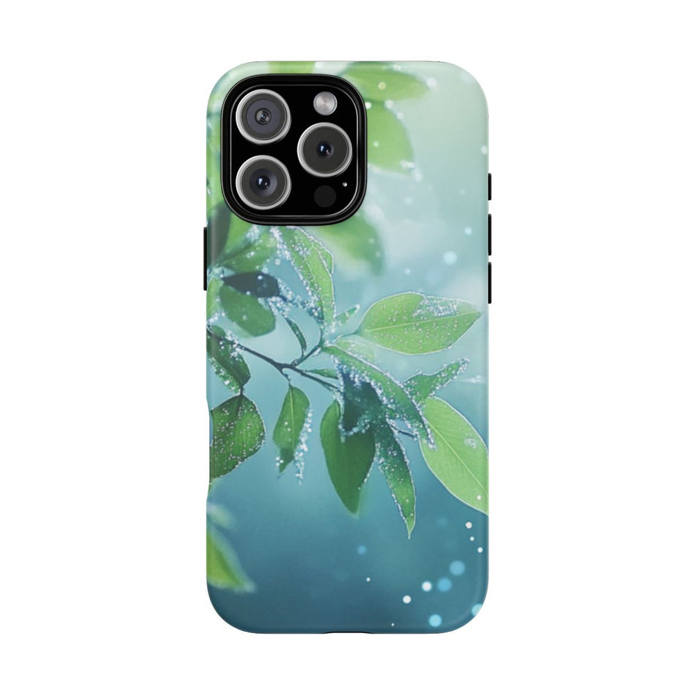 Dauwfrisse Groene Bladeren met Lichtbokeh