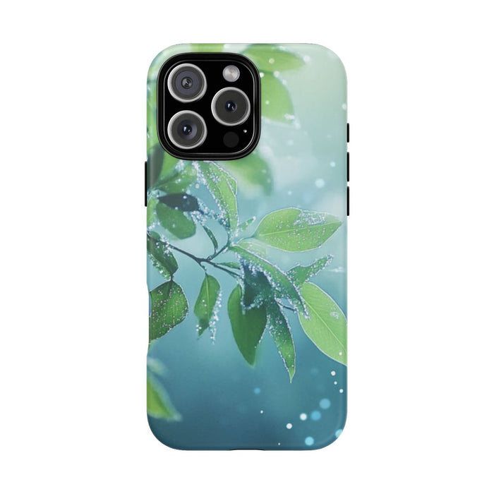 Dauwfrisse Groene Bladeren met Lichtbokeh