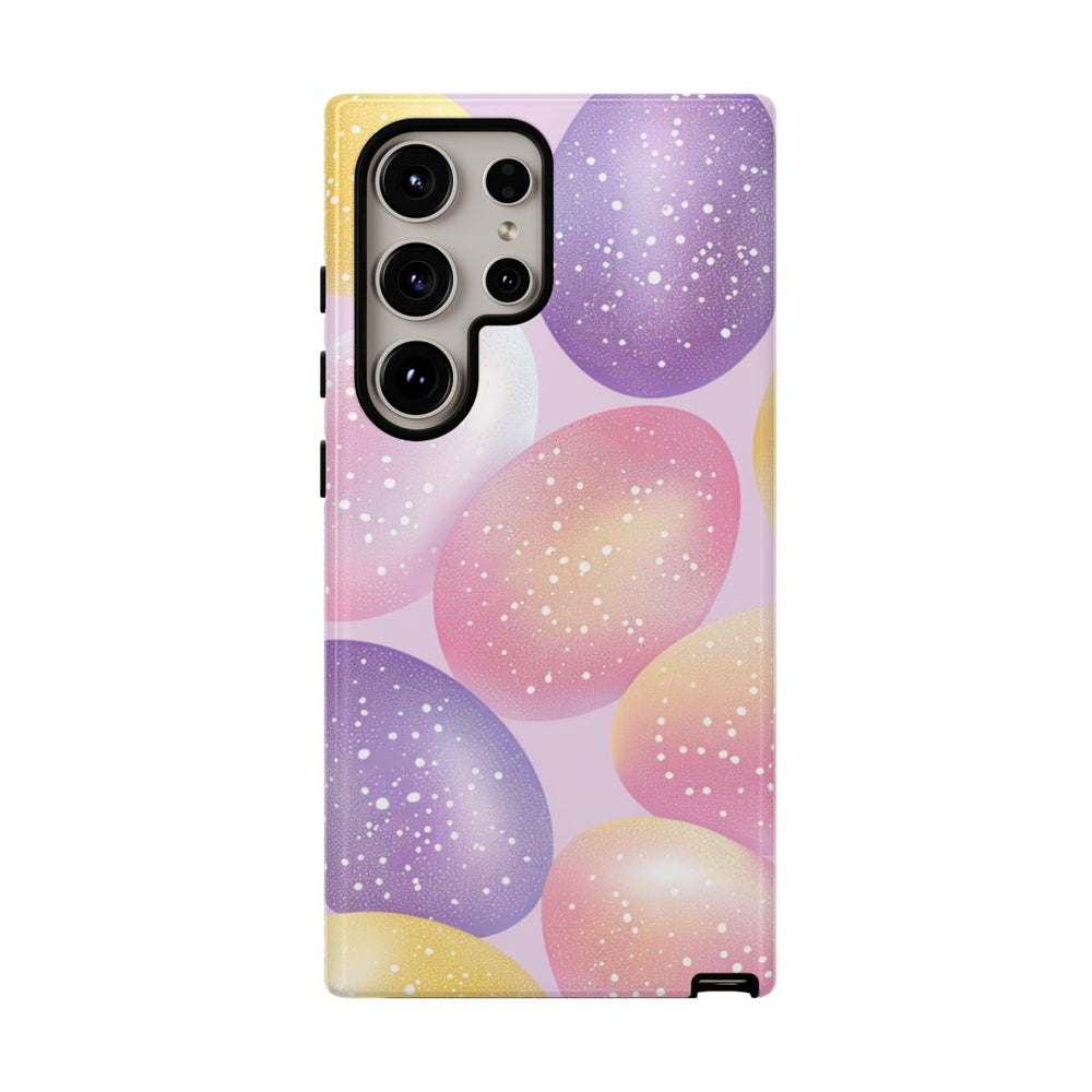 Pastelkleurige Glitter Paaseieren Patroon