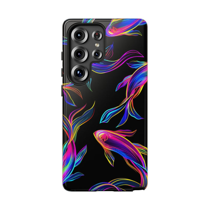 Neonkleurige Vissenpatroon