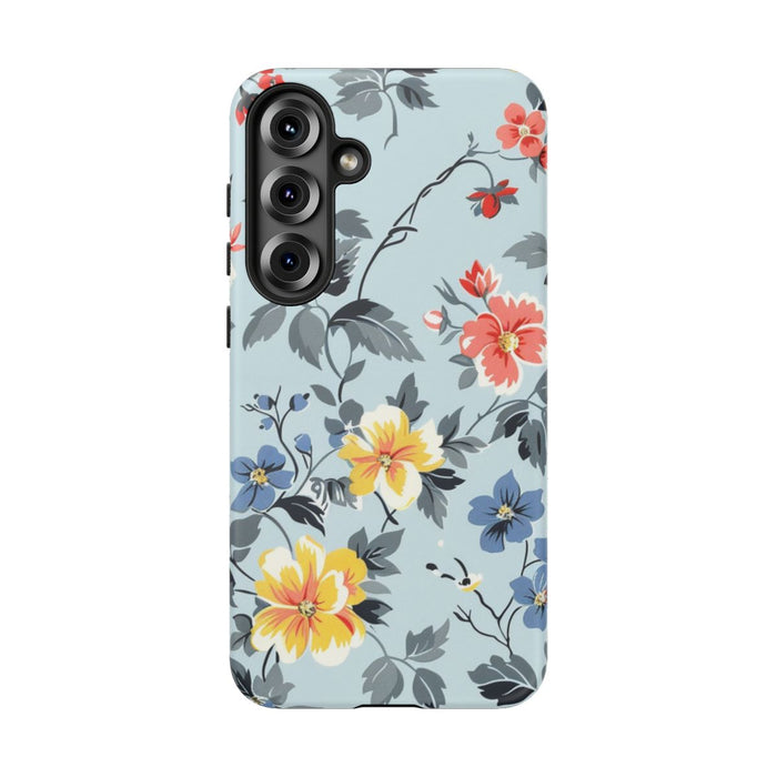 Vintage Bloemenpatroon in Pasteltinten