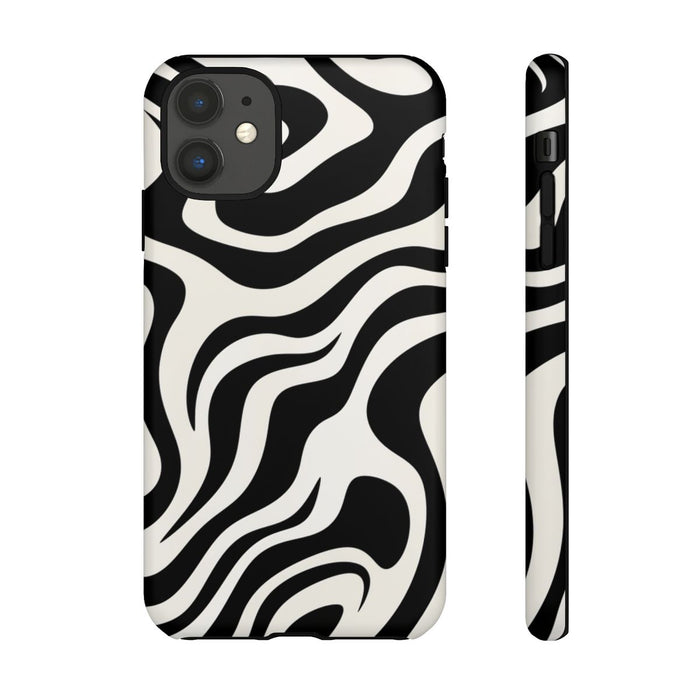 Zwart-Wit Abstract Zebra-Patroon