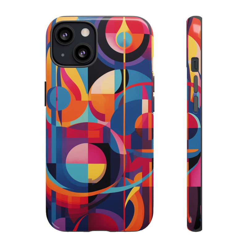 Vrolijke Geometrische Abstracte Kunst