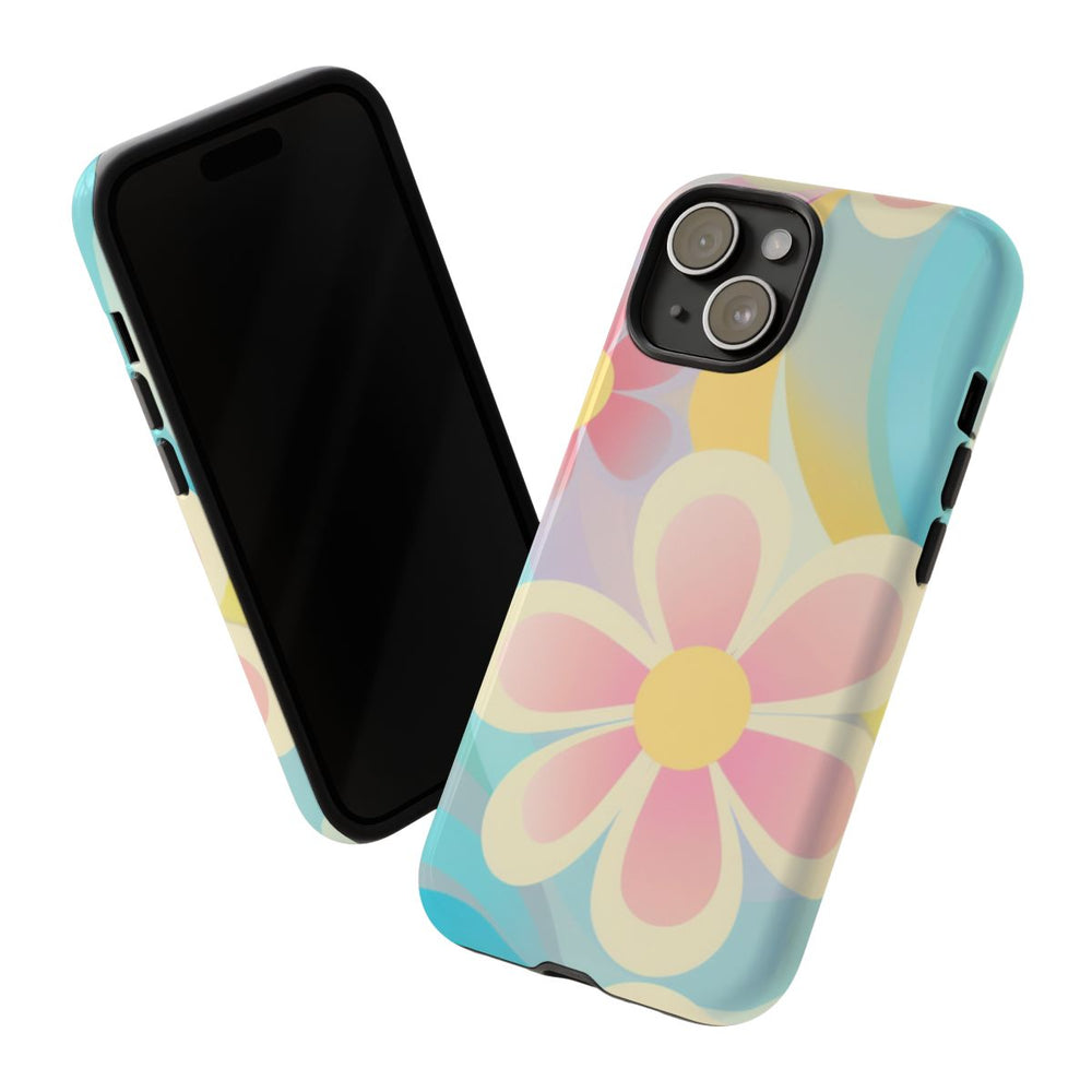 Pastel Groovy Bloemenpatroon