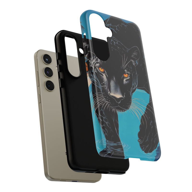 Zwarte Panter bij Zwembad