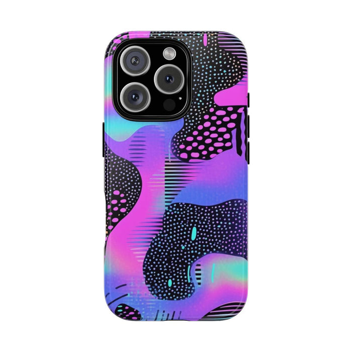 Abstract Neon Vaporwave Patroon