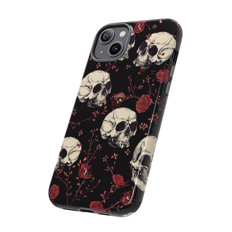 Schedels en Rode Rozenpatroon