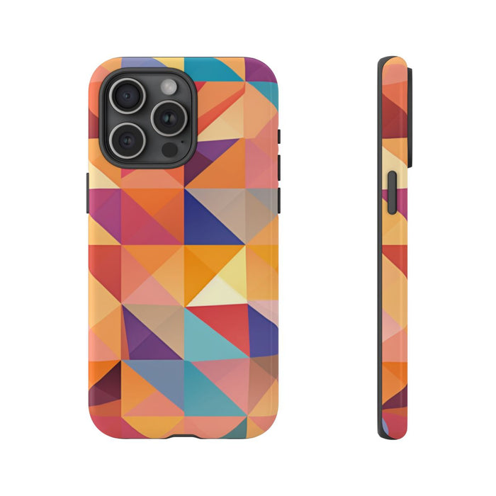 Kleurrijk Geometrisch Hoekpatroon