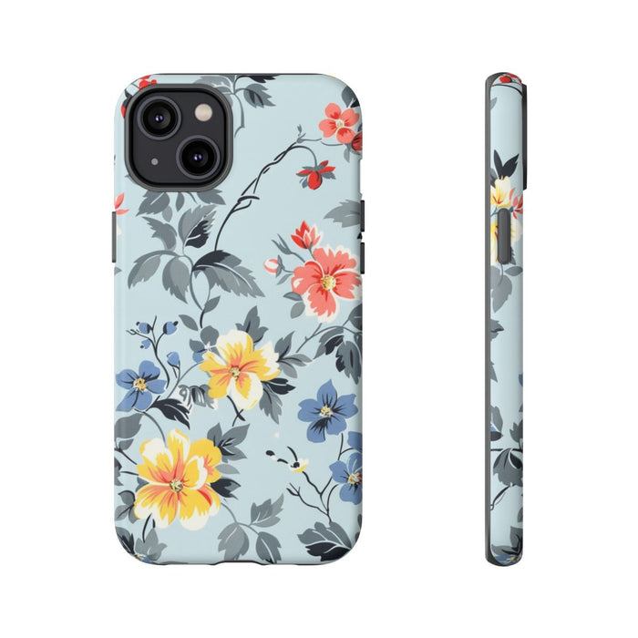 Vintage Bloemenpatroon in Pasteltinten