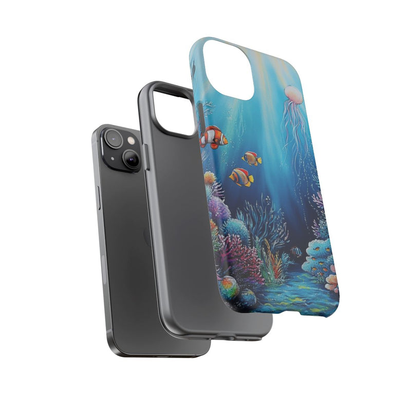 Kleurrijke Onderwater Koraalrif Scène