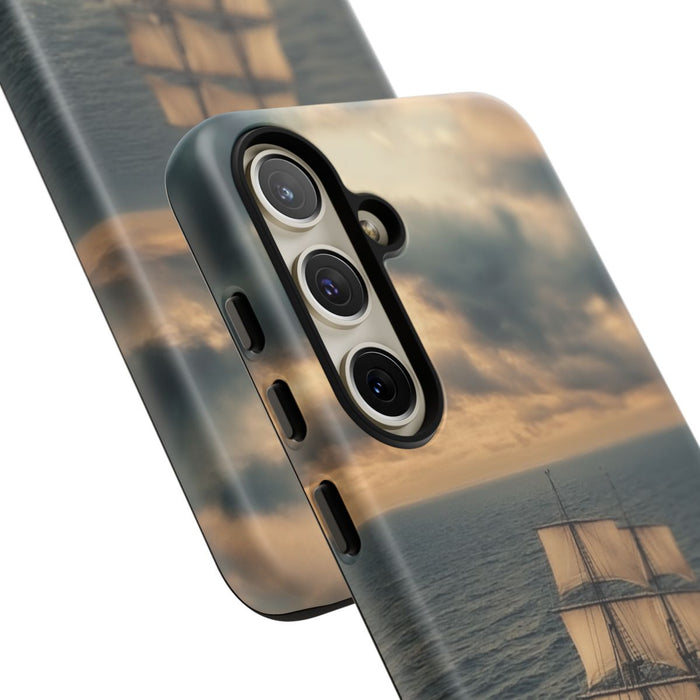 Zeilschip bij Zonsondergang