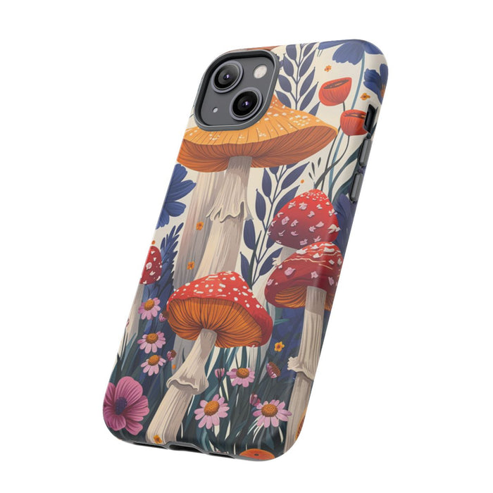Vrolijke Paddenstoelen en Bloemen