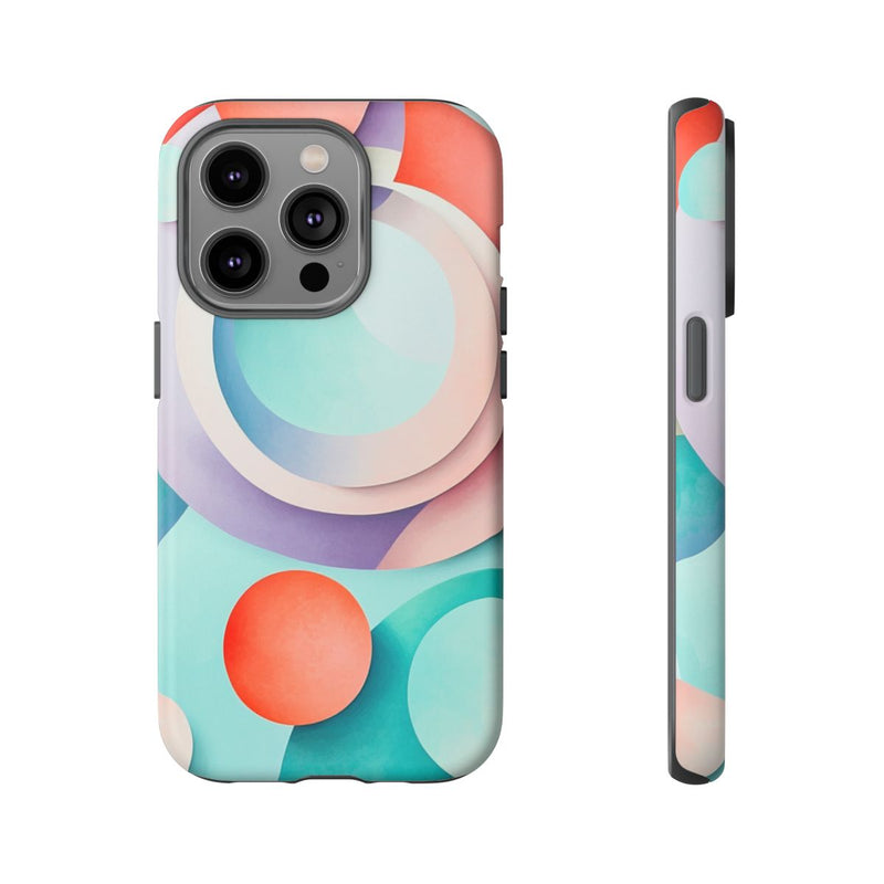 3D Pastel Cirkels Abstracte Kunst