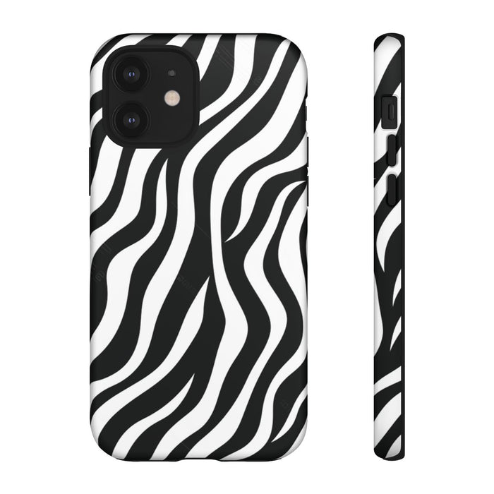 Zwart-Wit Zebra Strepenpatroon