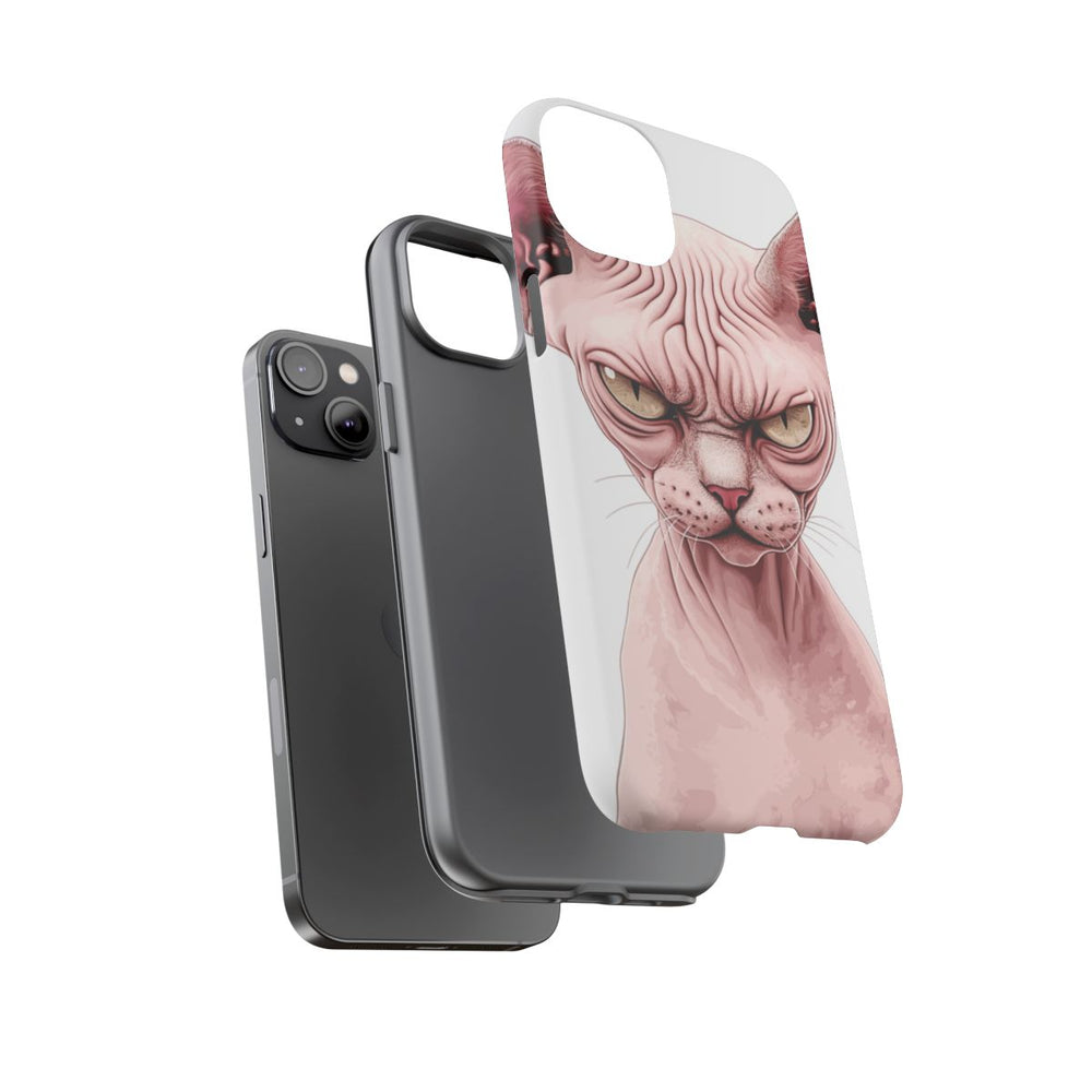 Roze Naaktkat Illustratie