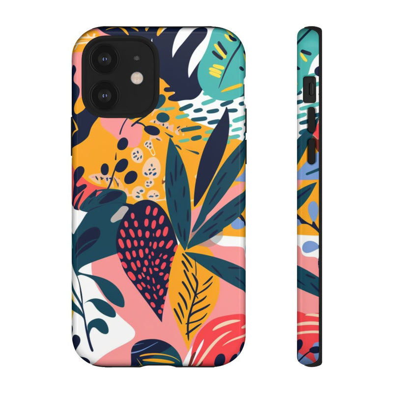 Vrolijk Tropisch Bladerenpatroon