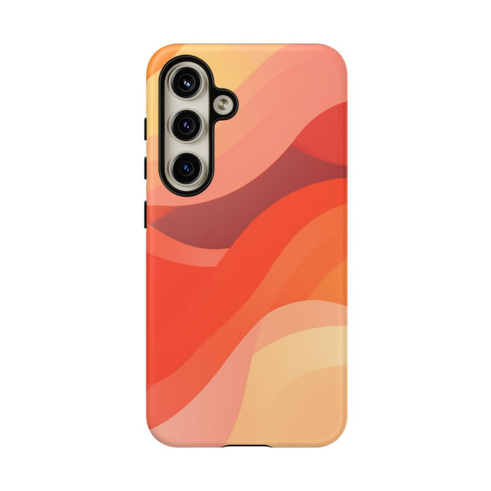Warme Abstracte Golfpatronen