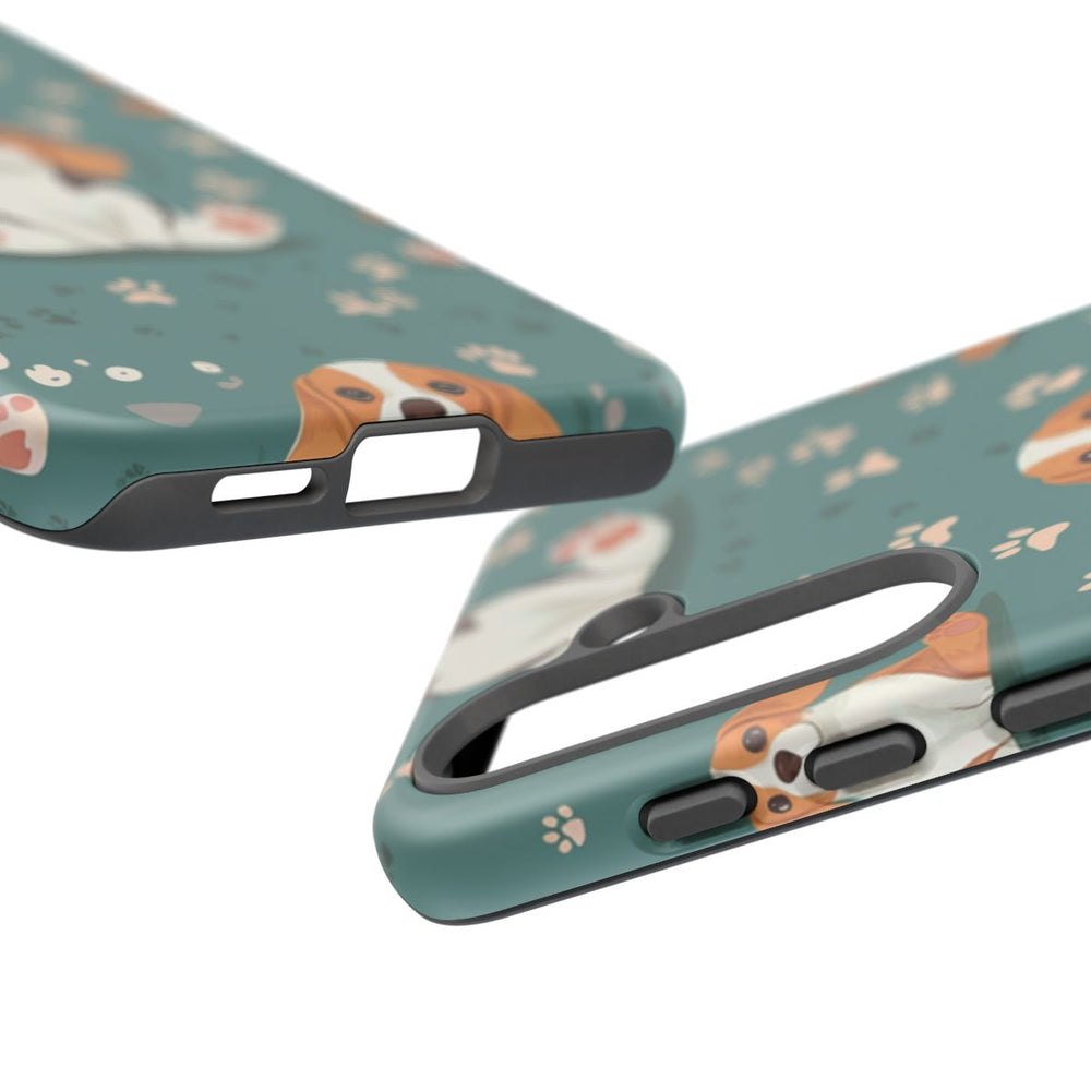 Beagles met Pootafdrukken Patroon