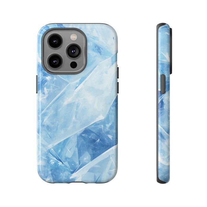 Blauwe IJstextuur