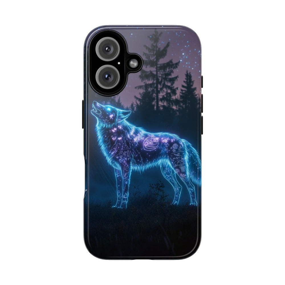 Gloeiende Wolf met Oeroude Symbolen