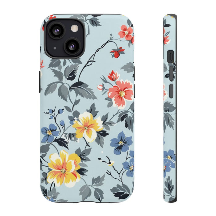 Vintage Bloemenpatroon in Pasteltinten