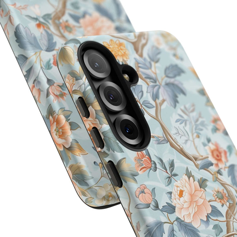 Pastel Chinoiserie Bloemenpatroon