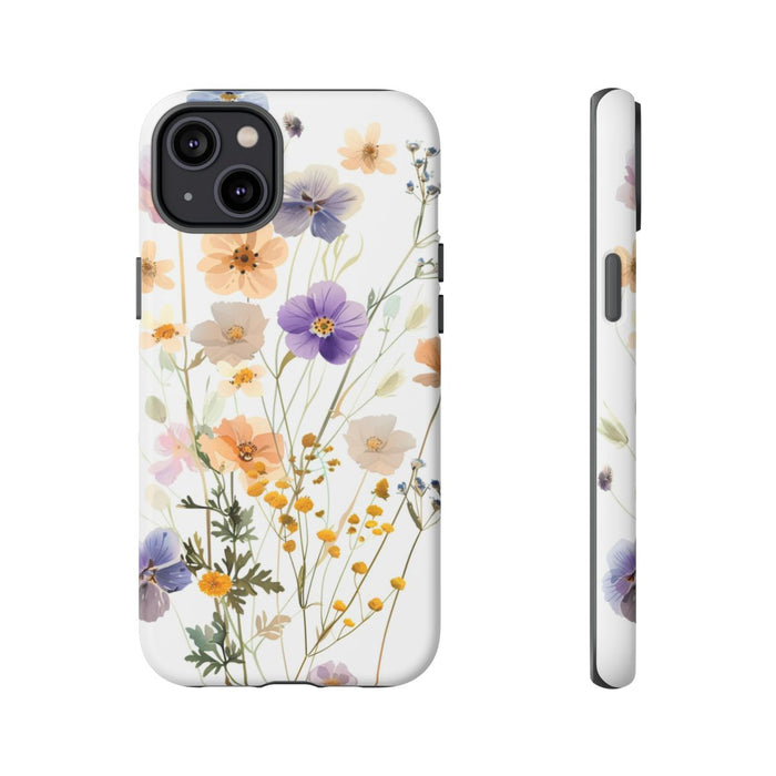 Gepresste Wilde Bloemen in Pasteltinten