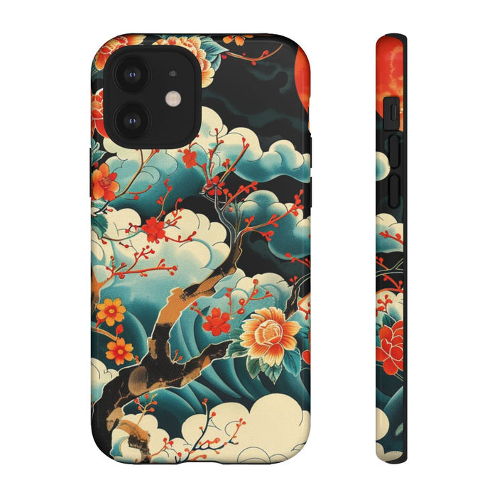 Bloemrijke Tak onder de Maan