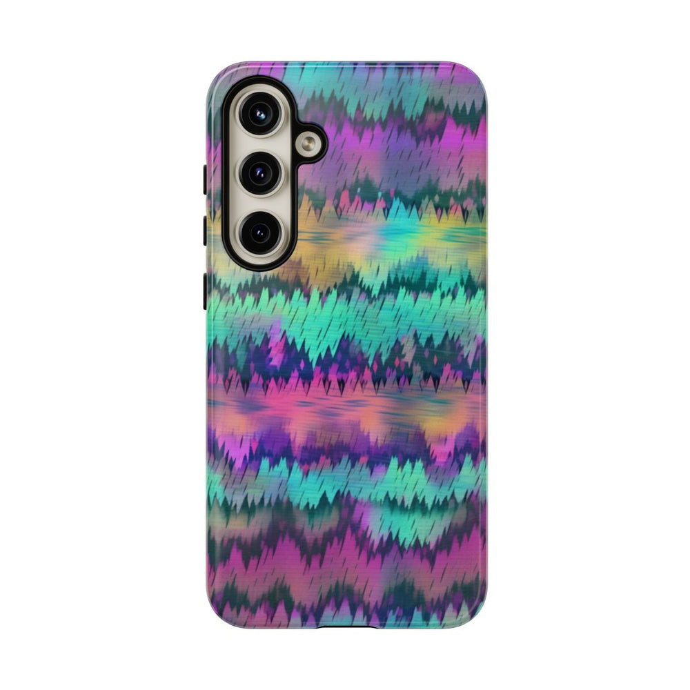 Kleurrijk Glitch Patroon Abstract Design