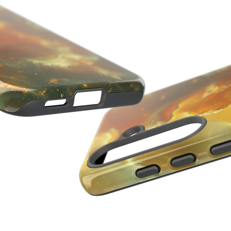 Gouden Nebula Abstract Design