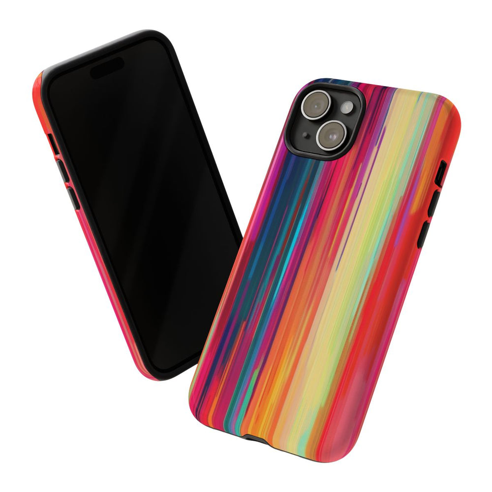 Levendige Verticale Kleurenstrepen Abstract