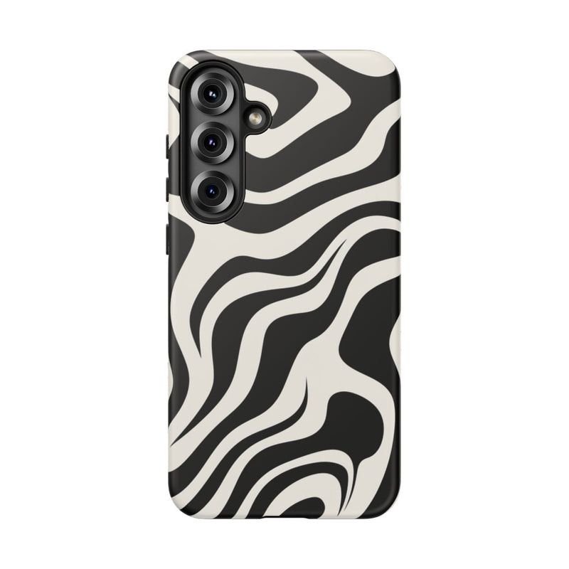 Zwart-Wit Abstract Zebra-Patroon