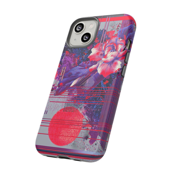 Abstracte Bloemmotieven met Neonaccenten