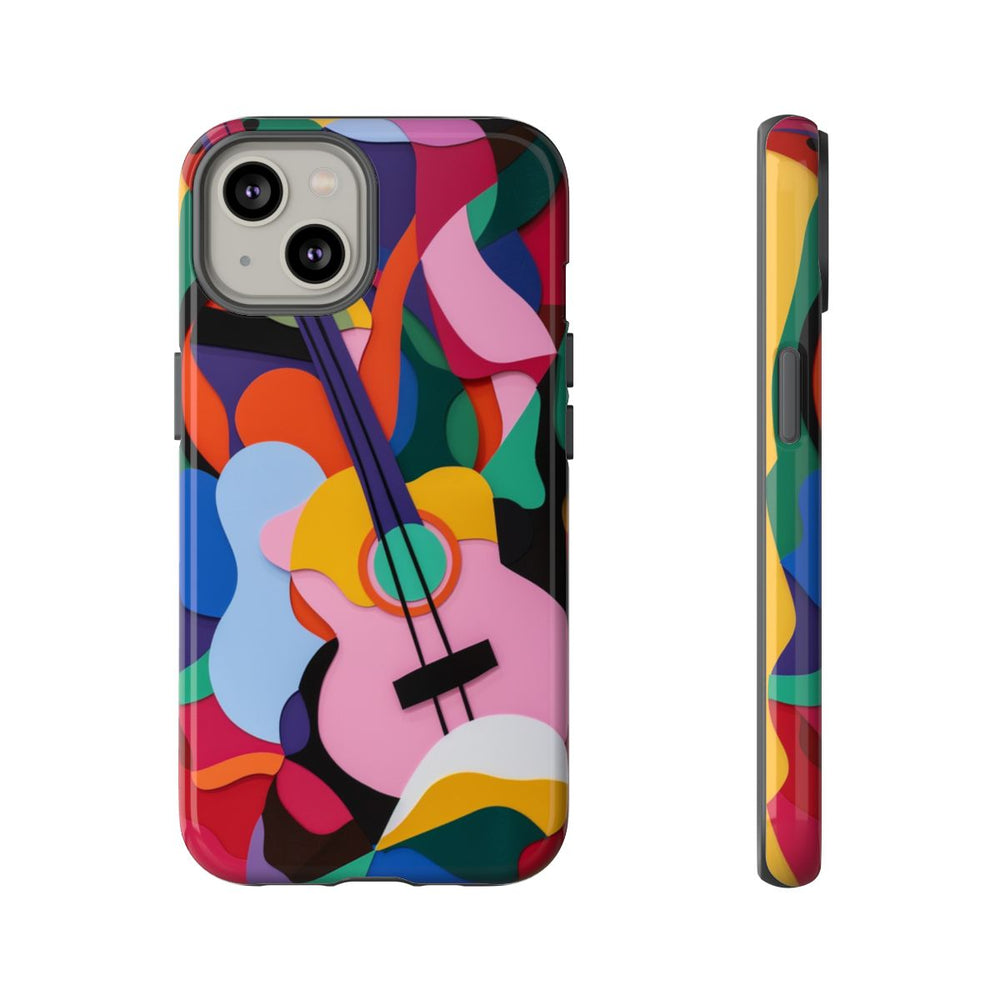 Kleurrijke Abstracte Gitaar