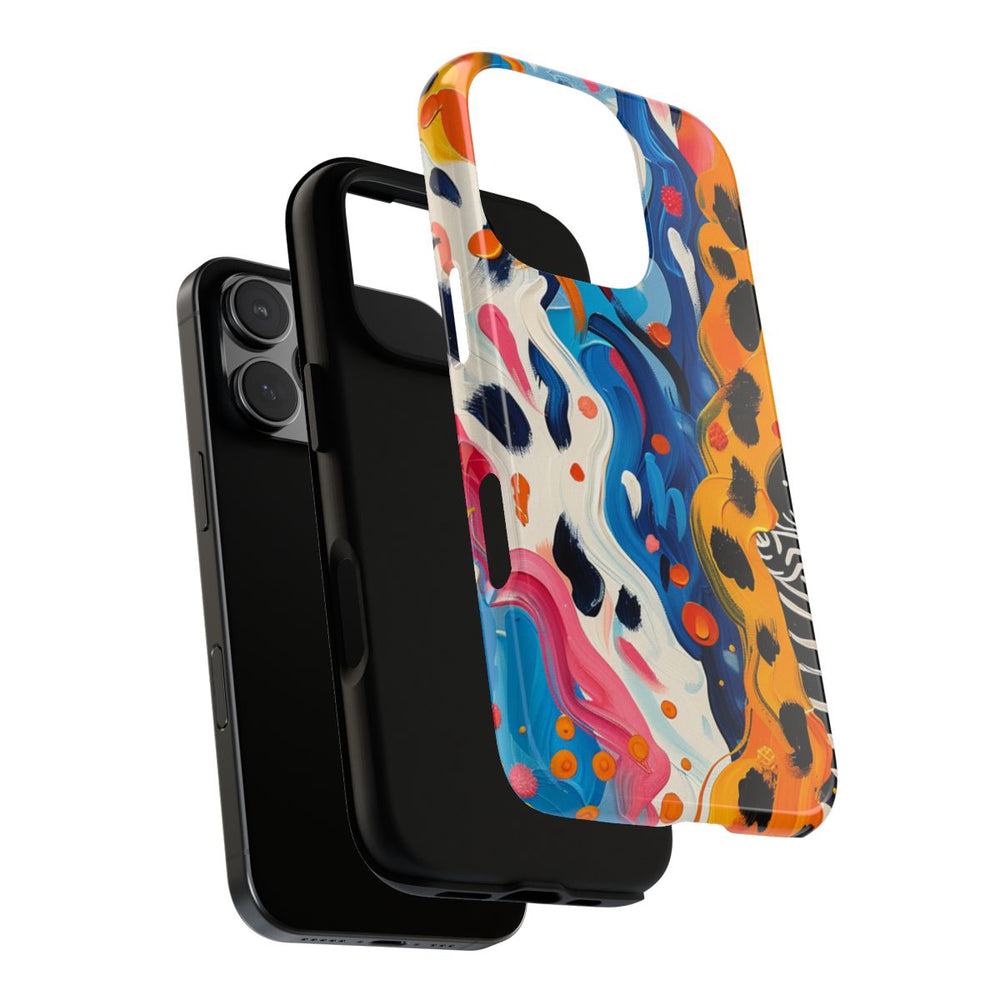 Abstract Kleurrijk Zebra Patroon
