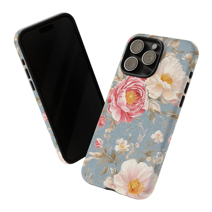 Romantisch Roze-Wit Bloemenpatroon