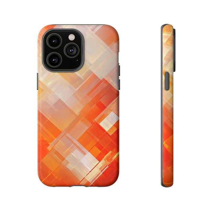 Abstract Geometrisch Oranje Patroon