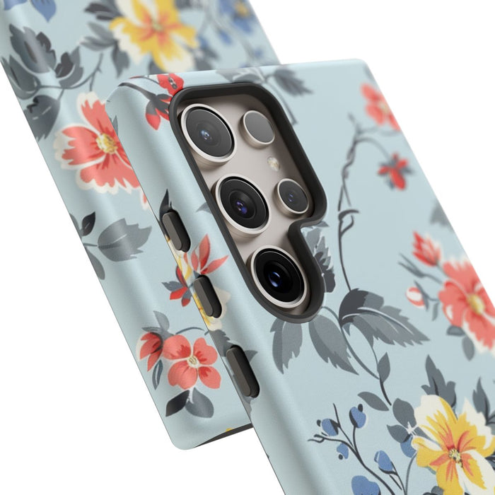 Vintage Bloemenpatroon in Pasteltinten