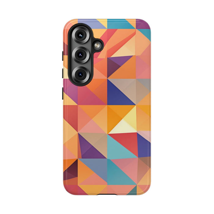 Kleurrijk Geometrisch Hoekpatroon