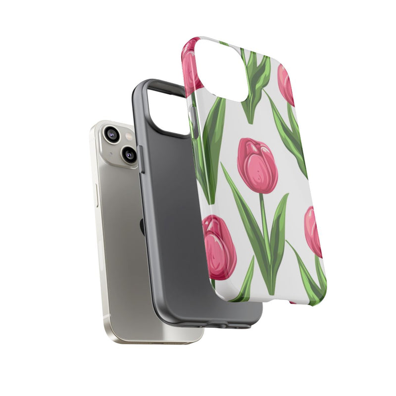 Roze Tulp Bloemenpatroon