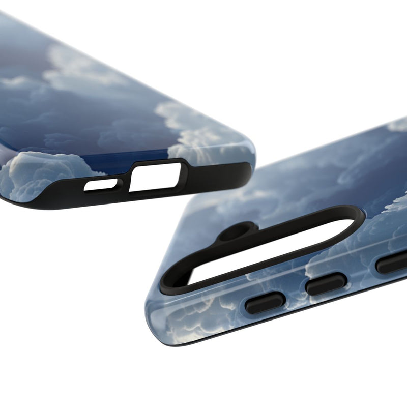 3D Blauw Wolkenpatroon