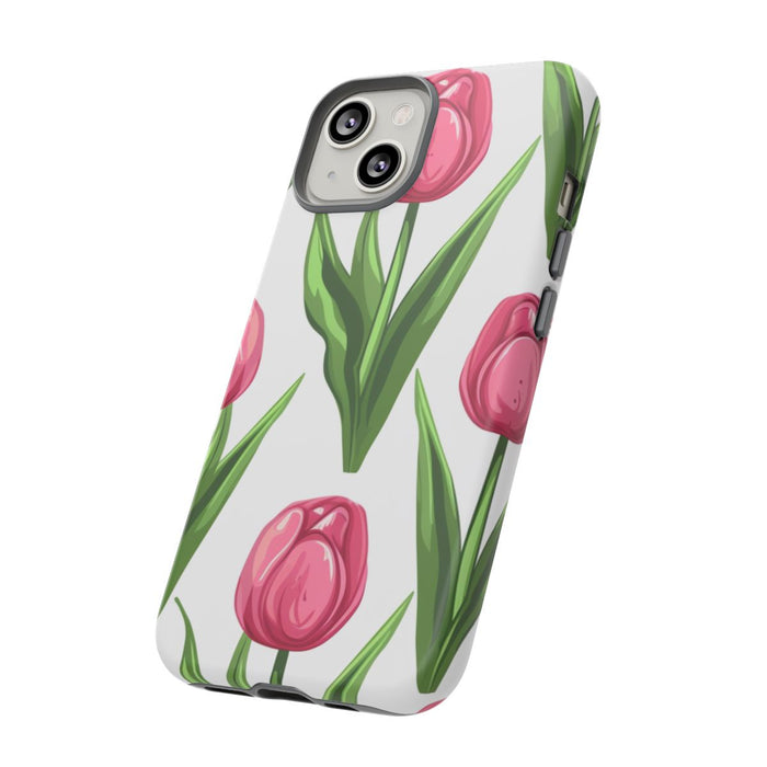 Roze Tulp Bloemenpatroon