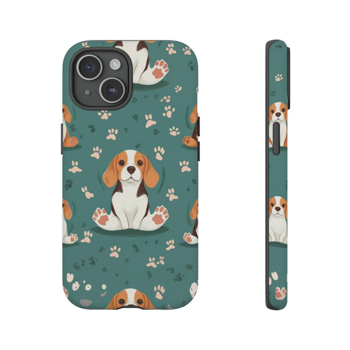 Beagles met Pootafdrukken Patroon