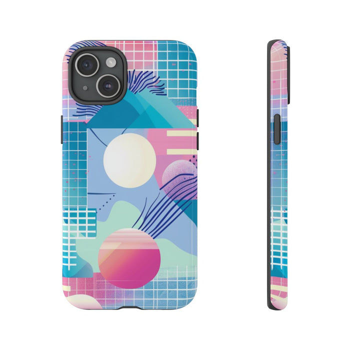 Abstract Geometrisch Patroon in Pasteltinten