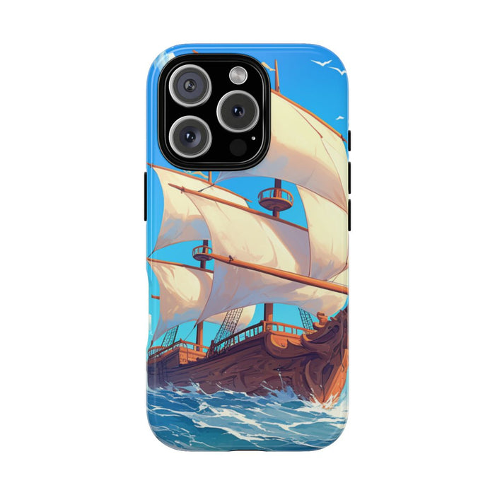 Zeilschip op Blauwe Oceaan