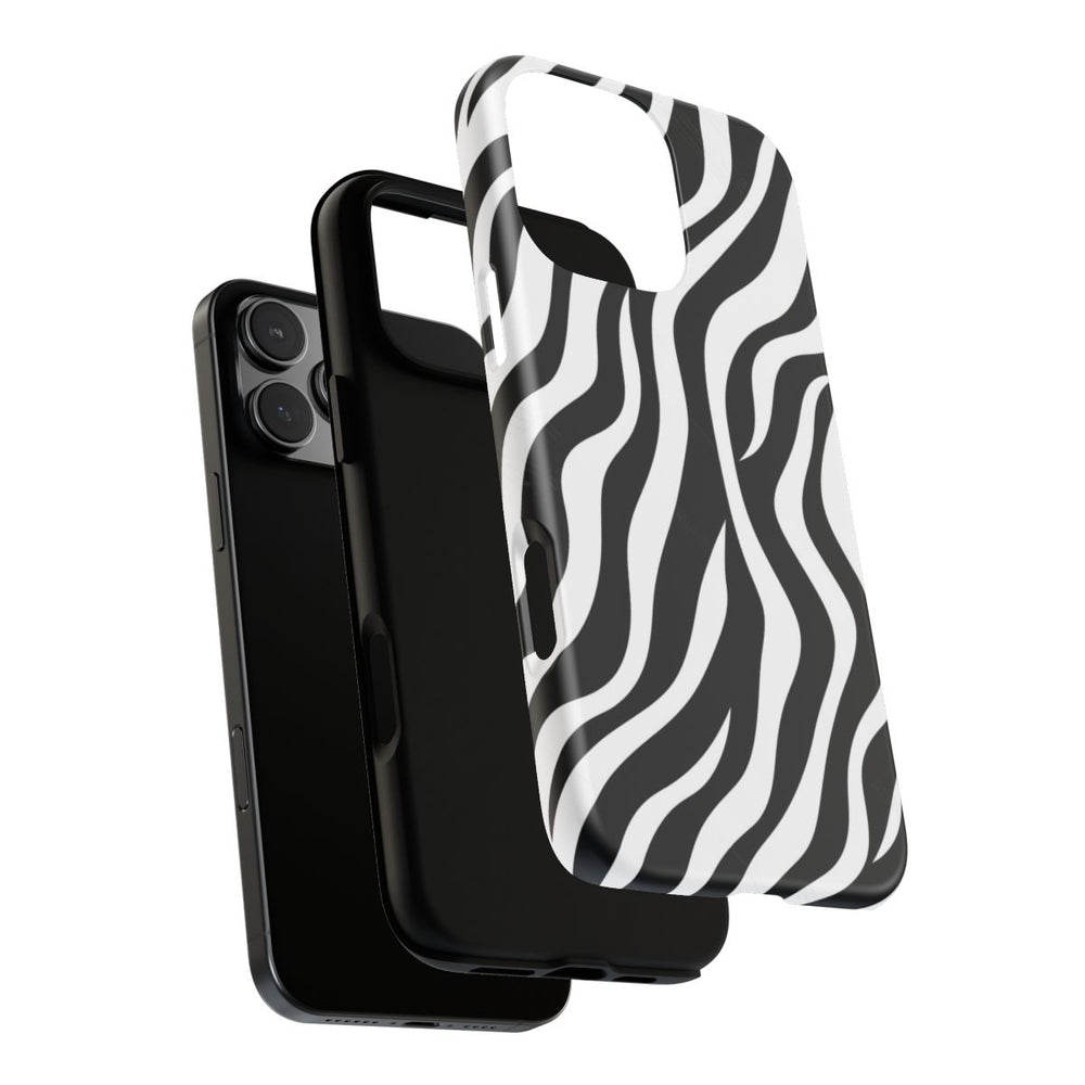 Zwart-Wit Zebra Strepenpatroon