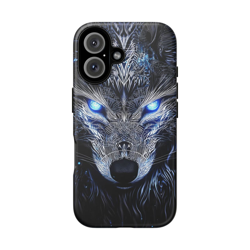 Majestueuze Wolf met Gloeiende Ogen