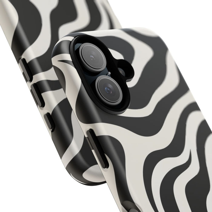 Zwart-Wit Abstract Zebra-Patroon