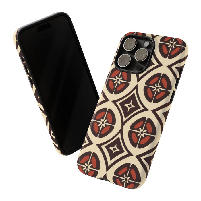 Geometrisch Bruin-Beige Patroon